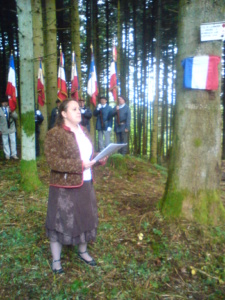 Tombe des 19 soldats français à Schlingoutte n°1