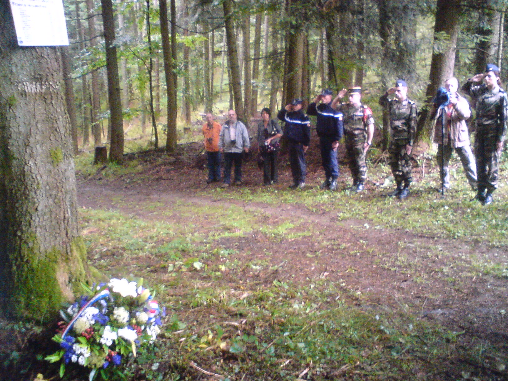 Tombe des 19 soldats français à Schlingoutte n°2