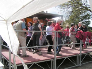 Ambiance sur la piste de danse
