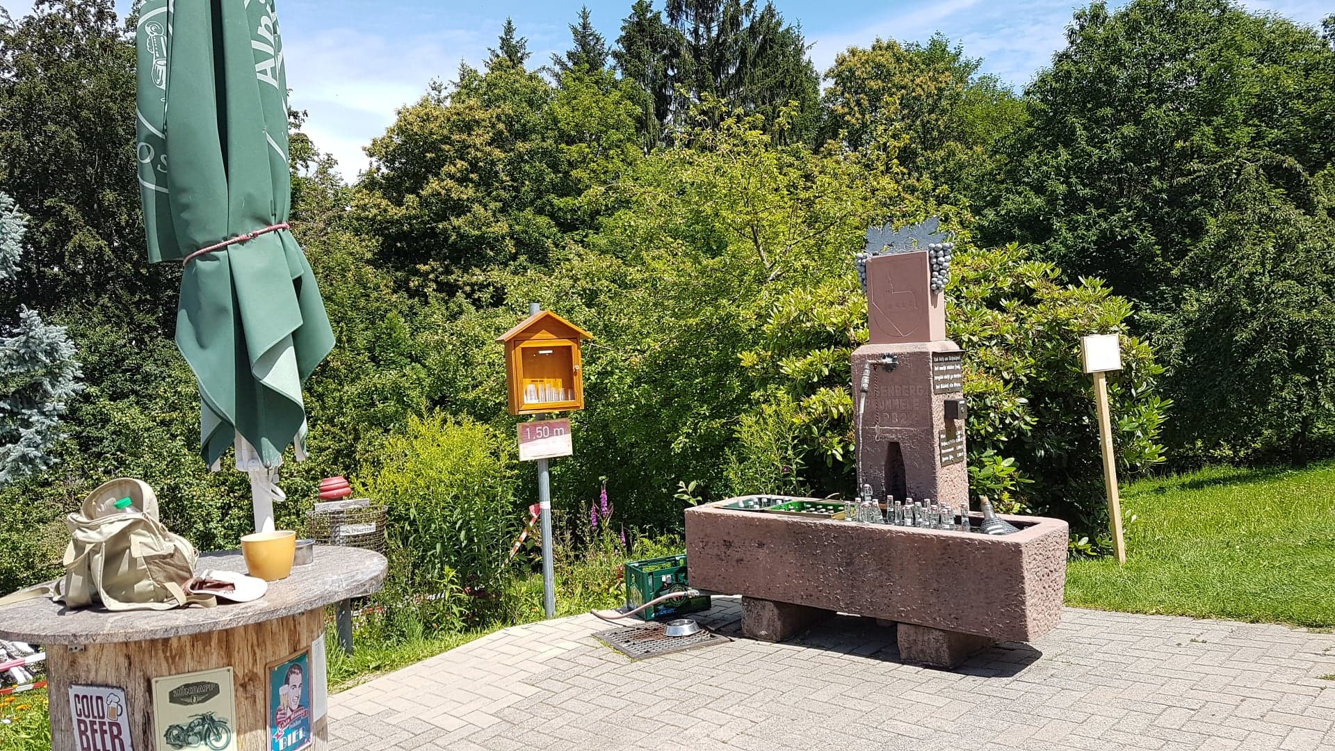 Randonnée aux fontaines à schnaps Sasbachwalden. Allemagne, 8 juillet 2020 -4