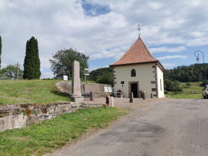 Randonnée sur le sentier des moines irlandais (St Colomban) Raddon le chat pendu Annegray, mille étang (70), le 26 juillet 2023-3