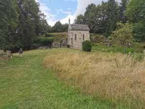 Randonnée sur le sentier des moines irlandais (St Colomban) Raddon le chat pendu Annegray, mille étang (70), le 26 juillet 2023-1