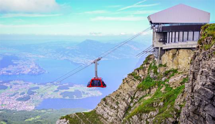 excursion en bus Mont Pilatus train le plus pentu d’Europe lac des 3 cantons Lucerne en Suisse