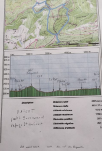 carte randonnée Du col des Bagenelles au petit Brezouard