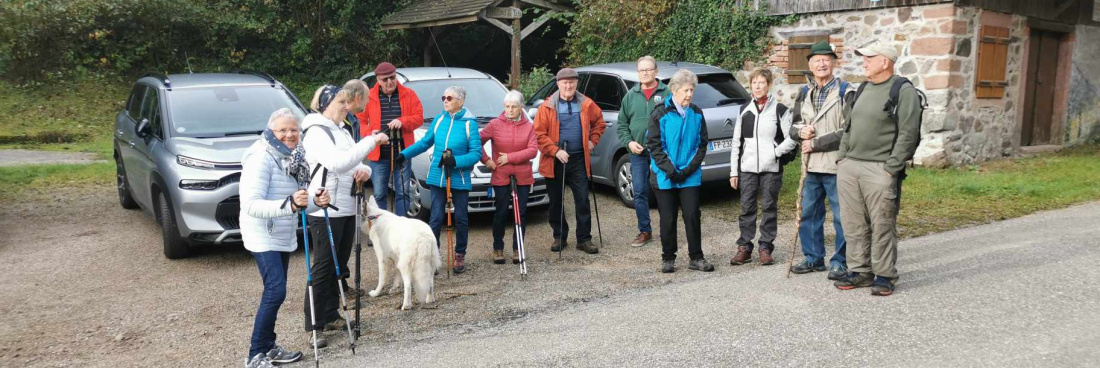 Carnet de randonnée Club Vosgien Lièpvre Rombach Ie franc, 6 octobre 2024, randonnée vin nouveau
