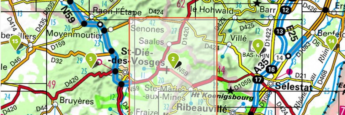 Sur nos 118 km de sentiers